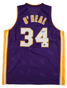Shaquille O'Neal Signed Custom Lakers Jersey 1