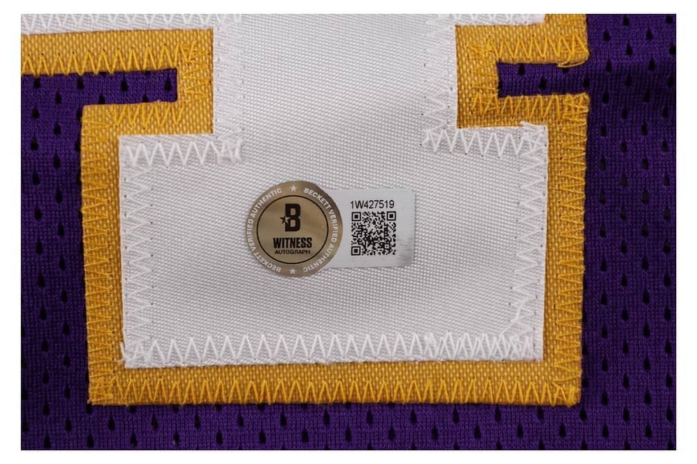 Shaquille O'Neal Signed Custom Lakers Jersey