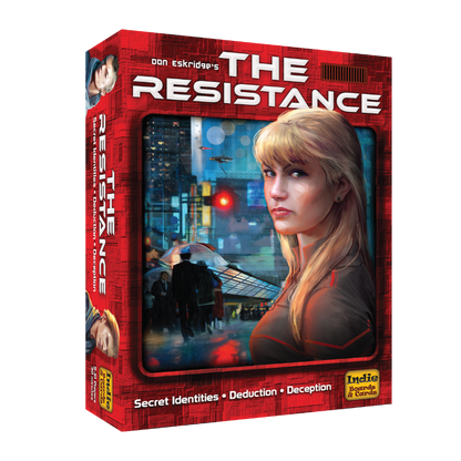 The Resistance card game box