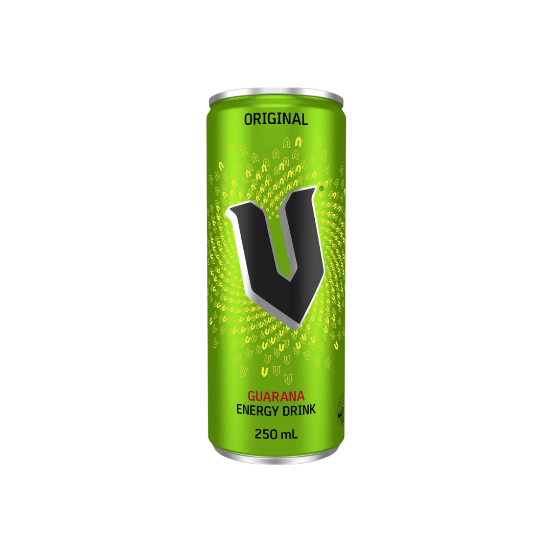 V Energy Drink 250ml to 500ml - Single to 24 Pack