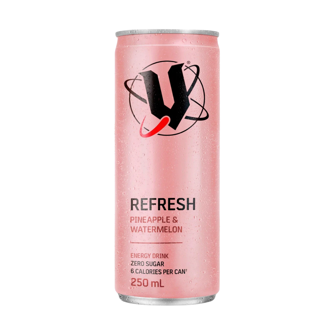 V Energy Drink 250ml to 500ml - Single to 24 Pack