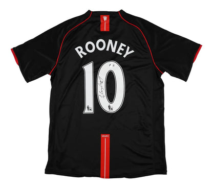 Wayne Rooney Signed Manchester United Black Jersey 1