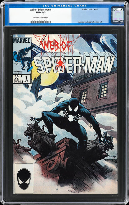 Web of Spider-Man #1 (1985 Marvel) - CGC 9.2
