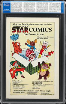 Web of Spider-Man #1 (1985 Marvel) - CGC 9.2