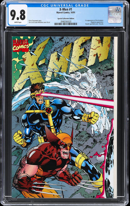 X-Men #1 (1991 Marvel) - CGC 9.8 - Special Collector's Edition, 1st Appearance of Acolytes back