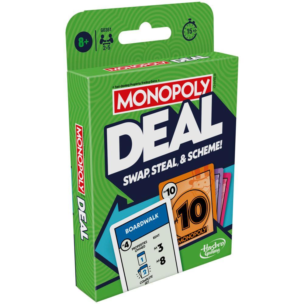 Monopoly Deal Card Game by Hasbro Gaming – box