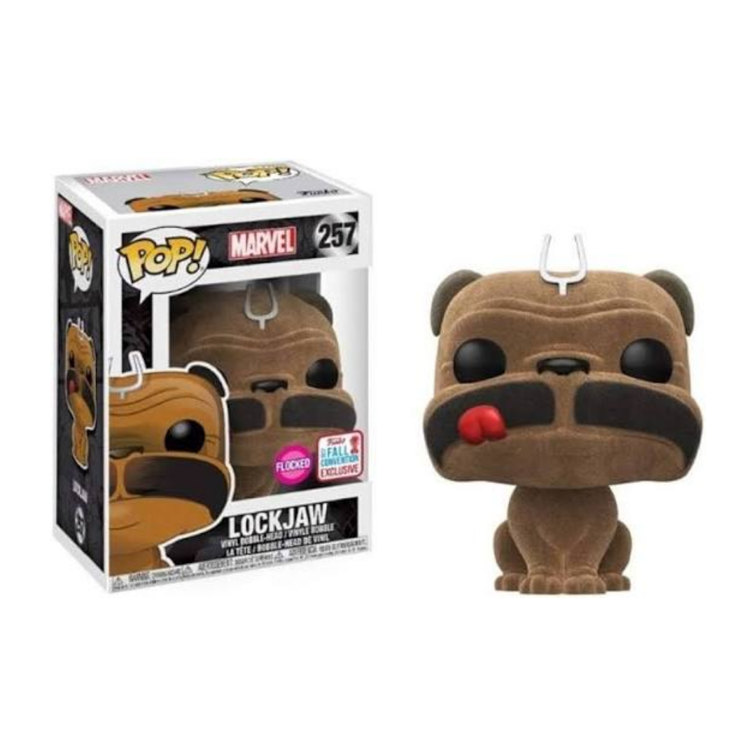 Funko Lockjaw Flocked 257 Marvel 232 Pop! Vinyl