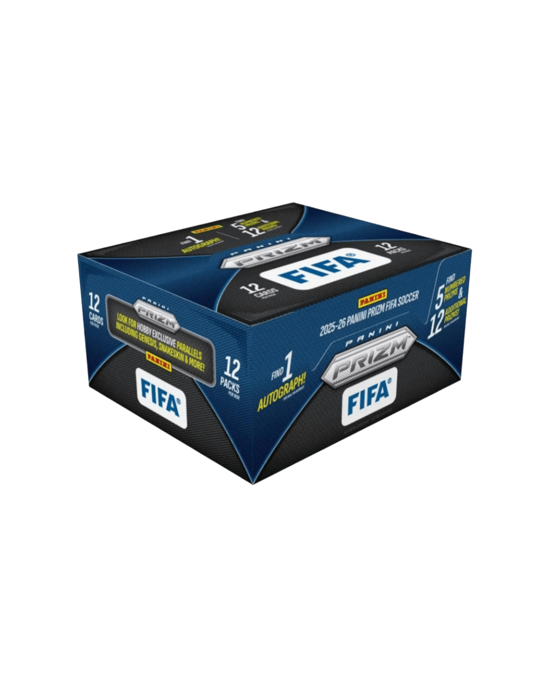 2025-26 Prizm FIFA Soccer Hobby Trading cards (12 packs)