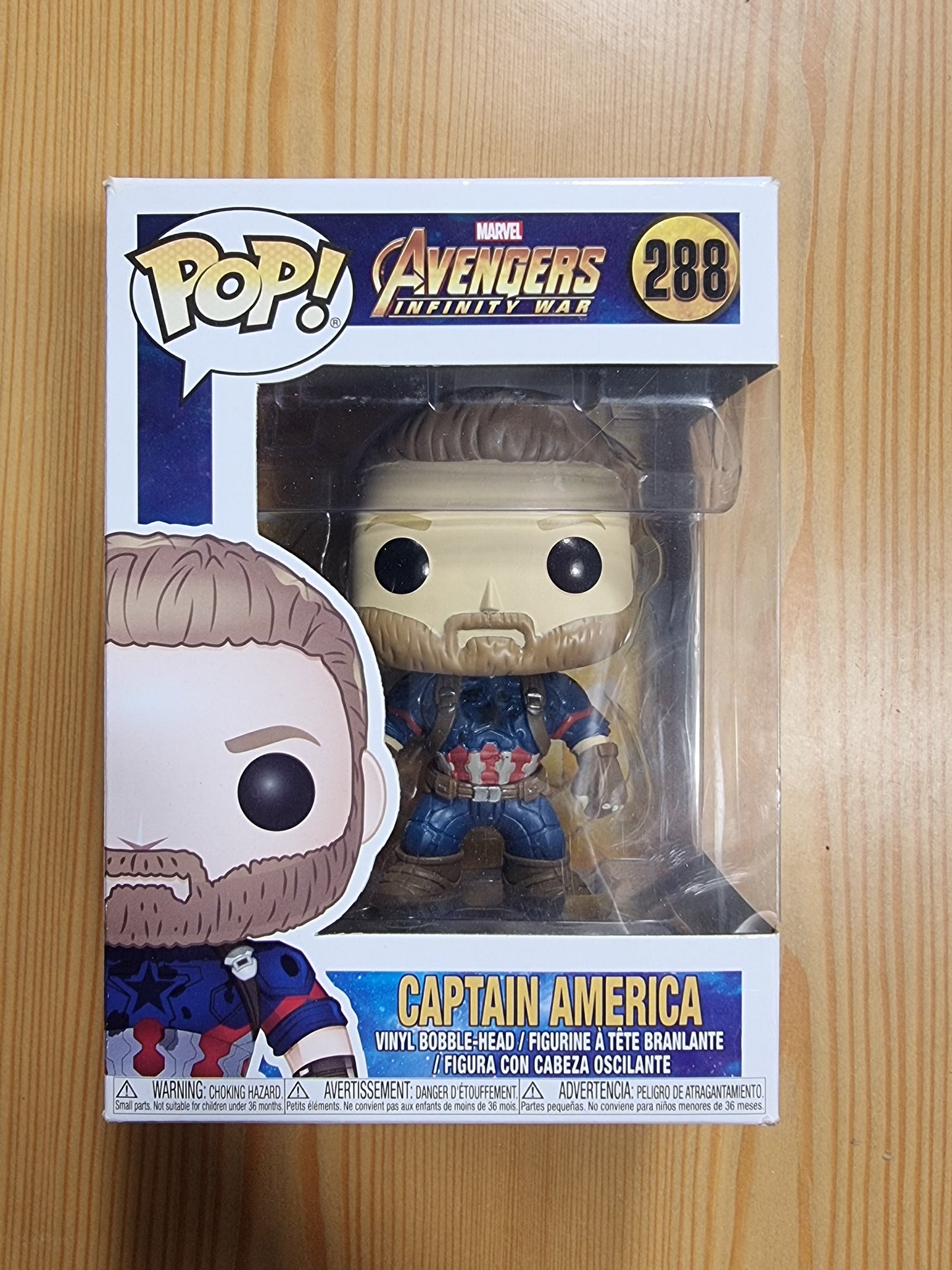 Captain America Marvel 288 Pop! Vinyl
