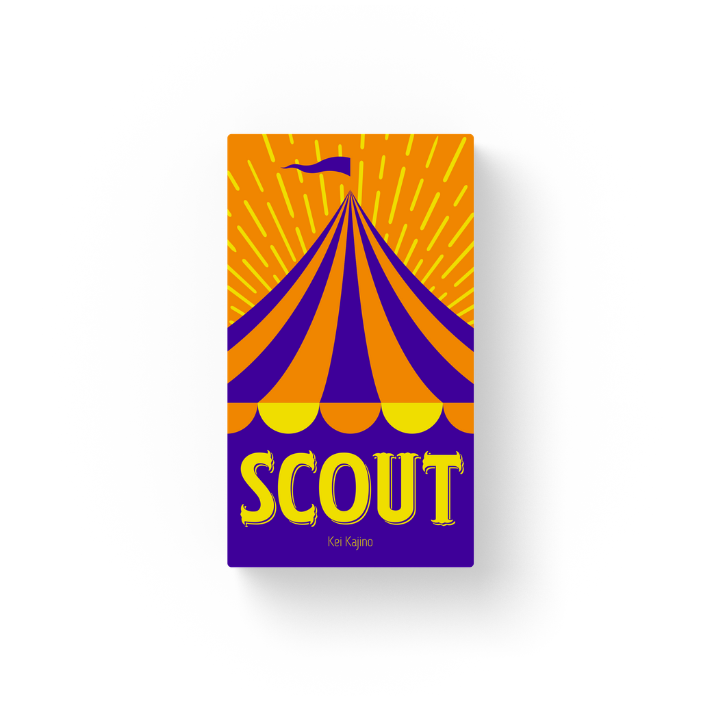 Scout card game by Oink Games – English box front