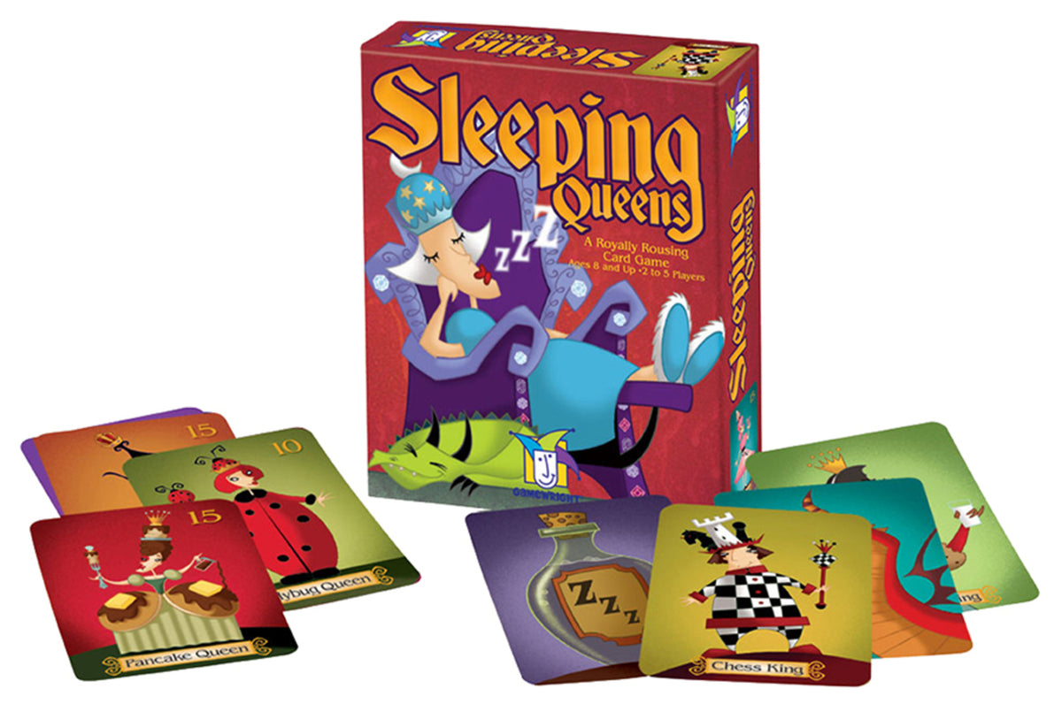 Sleeping Queens card game box by Gamewright