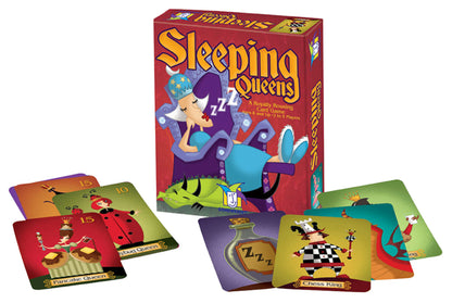 Sleeping Queens card game box by Gamewright